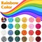 7600pcs Friendship Bracelet Kit Including 6000pcs 4mm Glass Seed Beads and 1600pcs Letter Beads for Bracelet Making